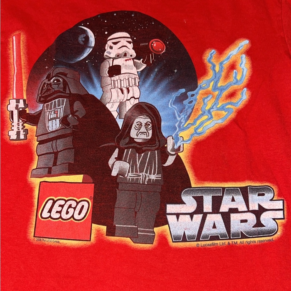Star Wars LEGO Red Graphic T-Shirt - Picture 2 of 7